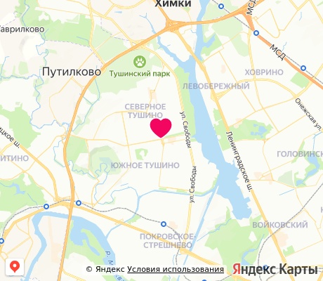 На карте