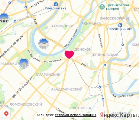 На карте