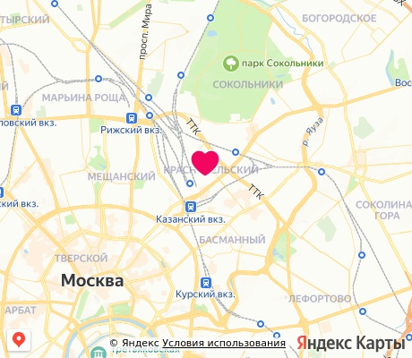 На карте