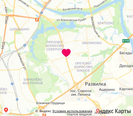 На карте