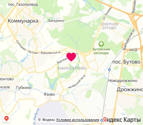 На карте