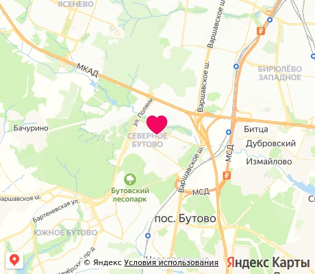 На карте