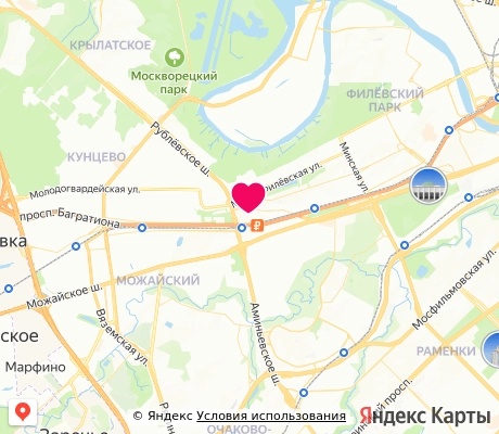 На карте