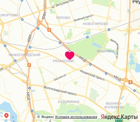 На карте