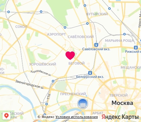 На карте