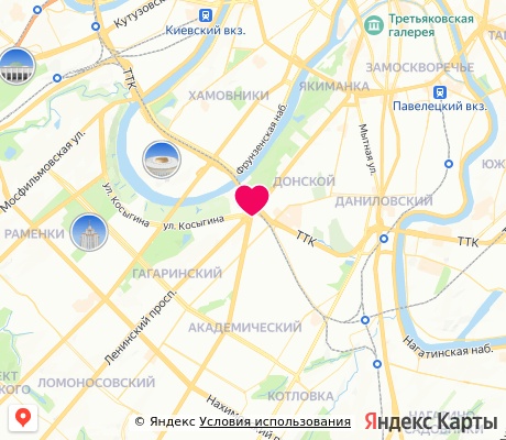 На карте