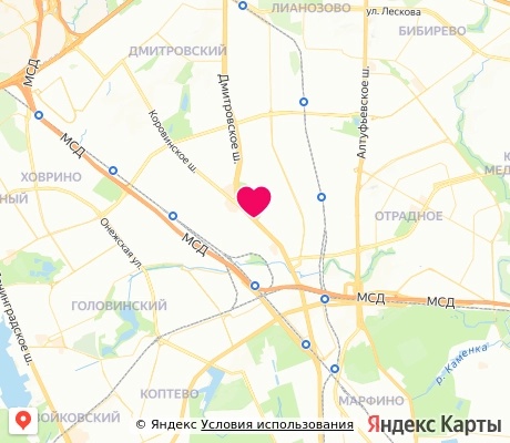 На карте