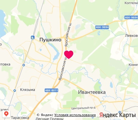 На карте
