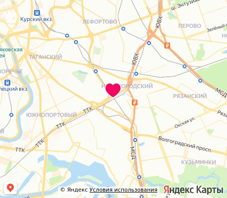 На карте