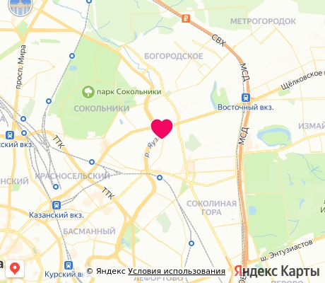 На карте