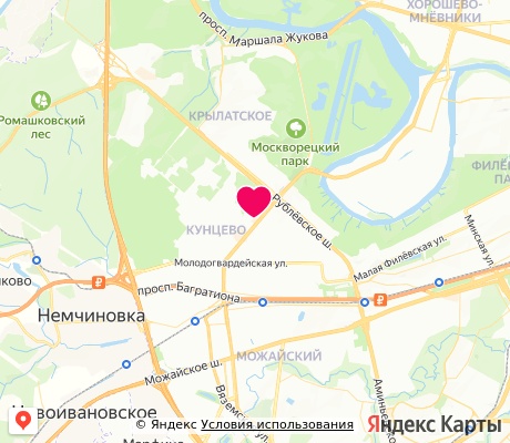 На карте