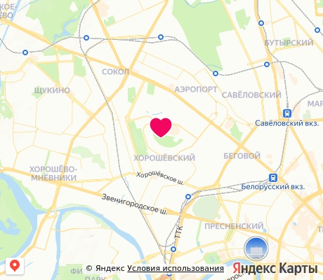 На карте