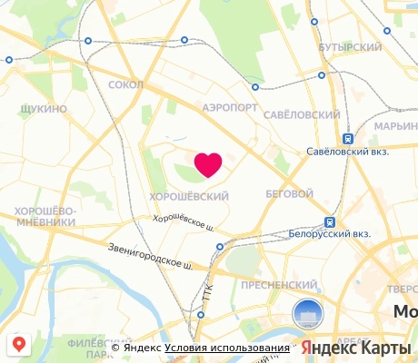 На карте