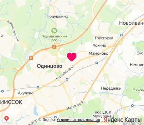 На карте