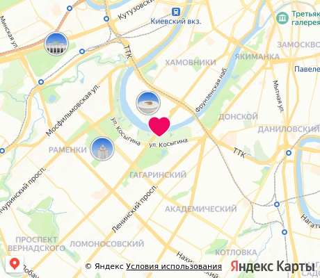 На карте