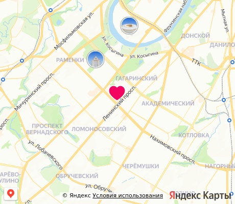 На карте