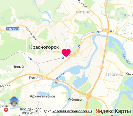 На карте
