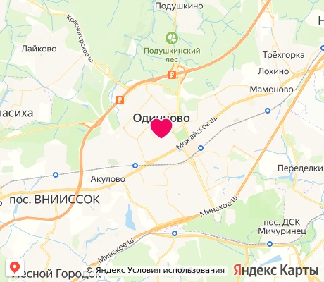 На карте