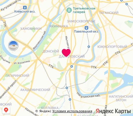 На карте