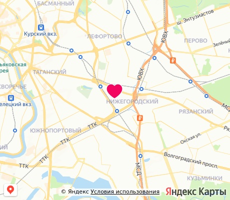 На карте