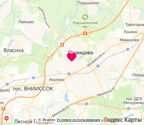 На карте
