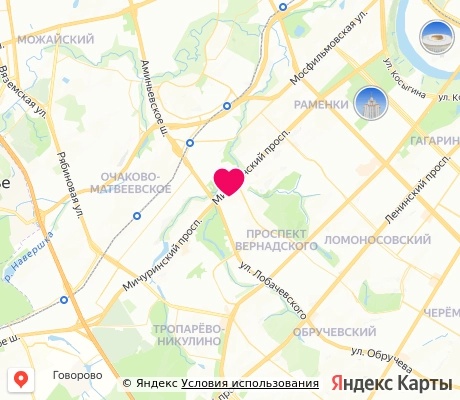 На карте