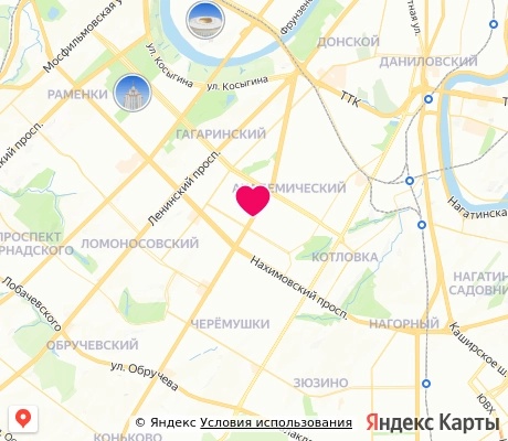 На карте