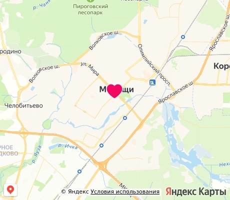 На карте