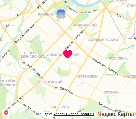 На карте