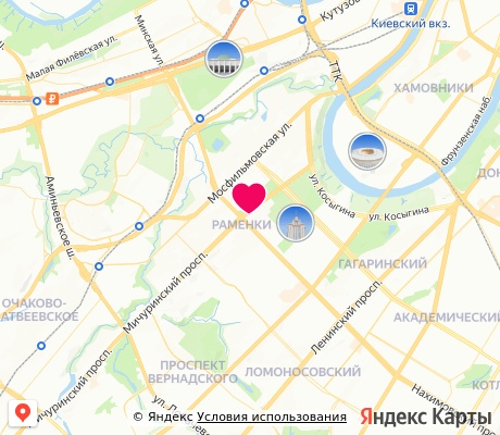 На карте
