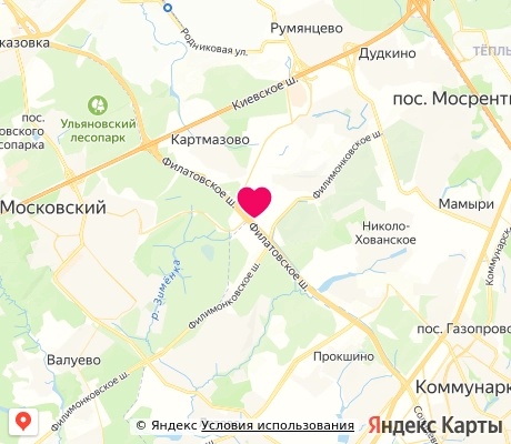 На карте