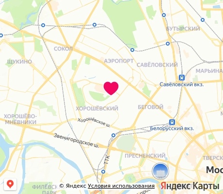На карте