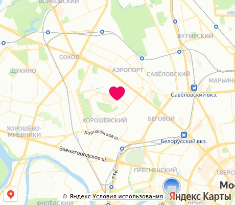 На карте