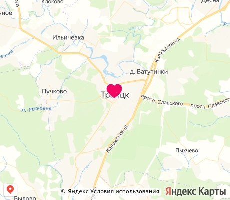 На карте