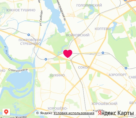 На карте