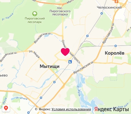 На карте