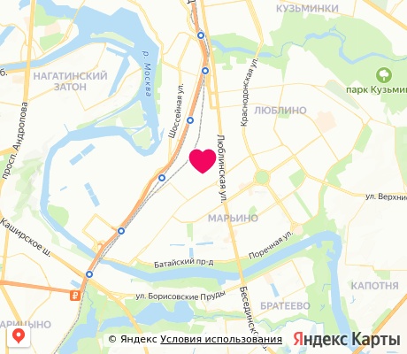 На карте