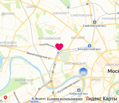 На карте