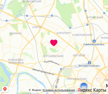 На карте