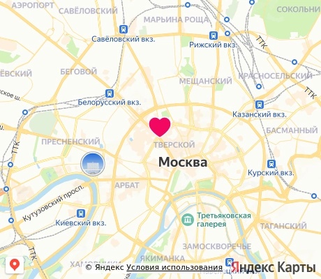 На карте