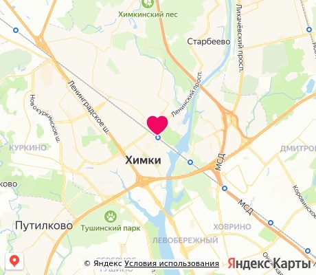 На карте
