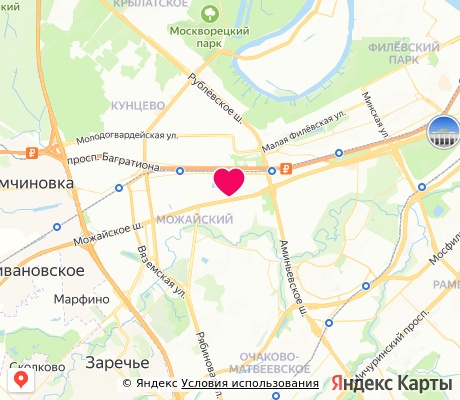 На карте