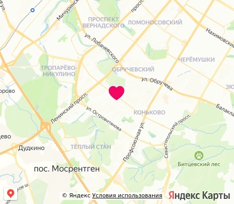 На карте