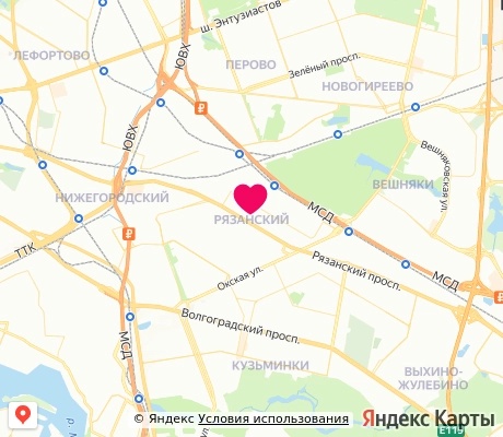 На карте