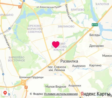 На карте