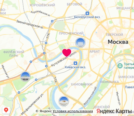 На карте