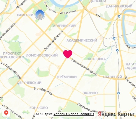 На карте