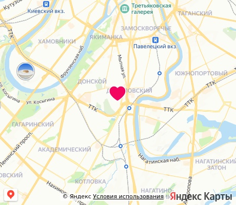 На карте