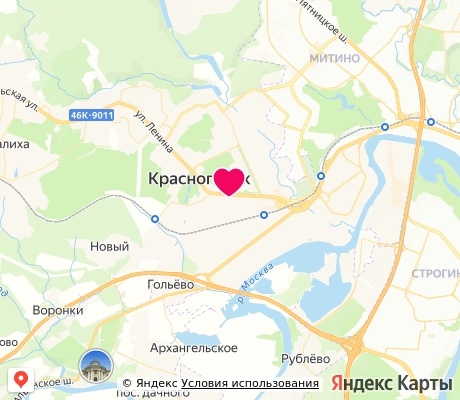 На карте