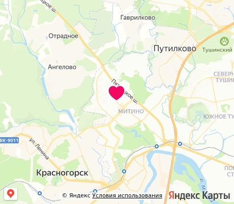 На карте
